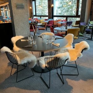 Temporary illustrative image for hospitality table linen